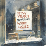 年末年始の休業